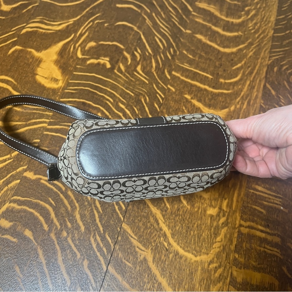 Coach Y2K Mini Phoebe Tan and Brown Signature C Canvas Shoulder Bag - Picture 3 of 11